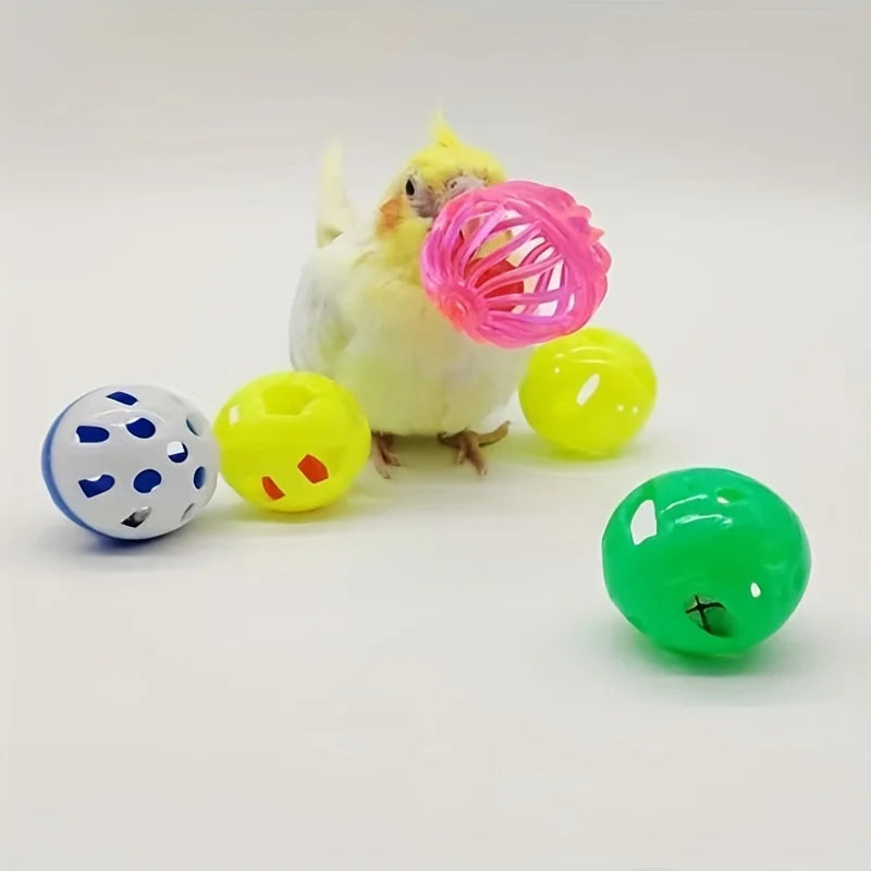 Xiangzi 5-Piece Interactive Bell Ball Bird Toy Set For Parrots