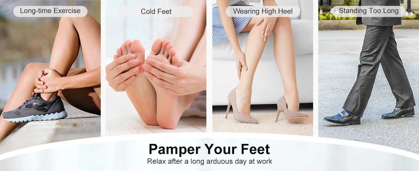 Medcursor Foot Massager With Heat Shiatsu Roller Massage