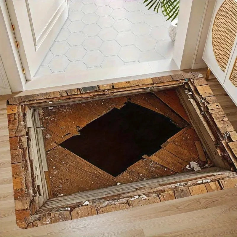 Washable Living Room Decoration Koi Carpet 3D Visual Effect Anti-slip Floor Mat Bathroom Door Rug Waterproof Rugs for Bathroom