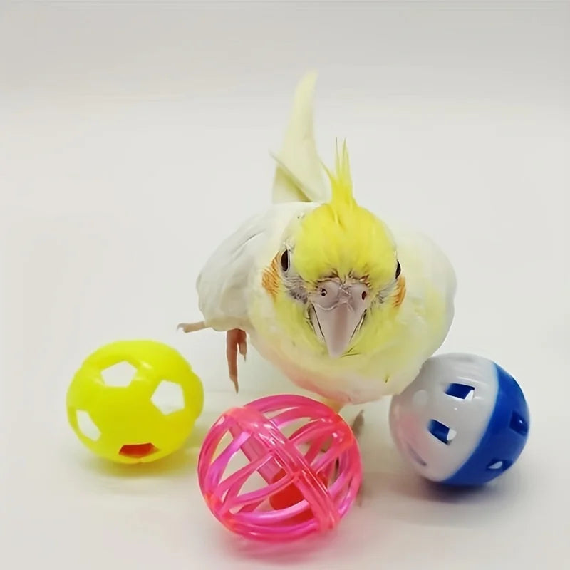 Xiangzi 5-Piece Interactive Bell Ball Bird Toy Set For Parrots