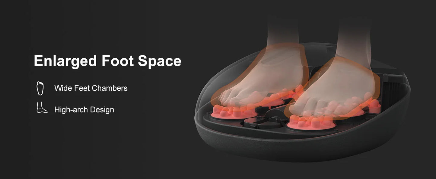 Medcursor Foot Massager With Heat Shiatsu Roller Massage