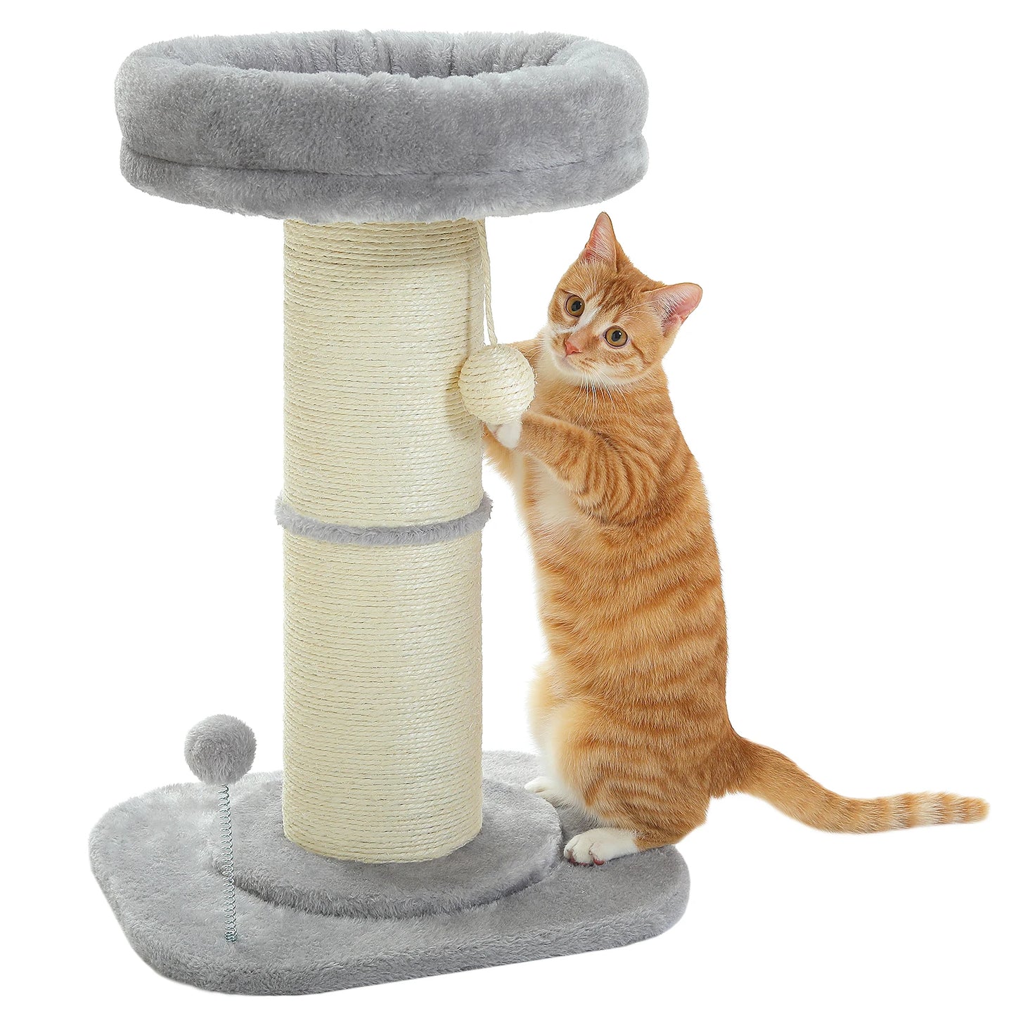 PAWZ Road Flower Small Cat Tree Scratching Post Natural Sisal