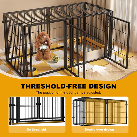 Portable Playpen For Dogs And Cats Four Panel Iron Wire