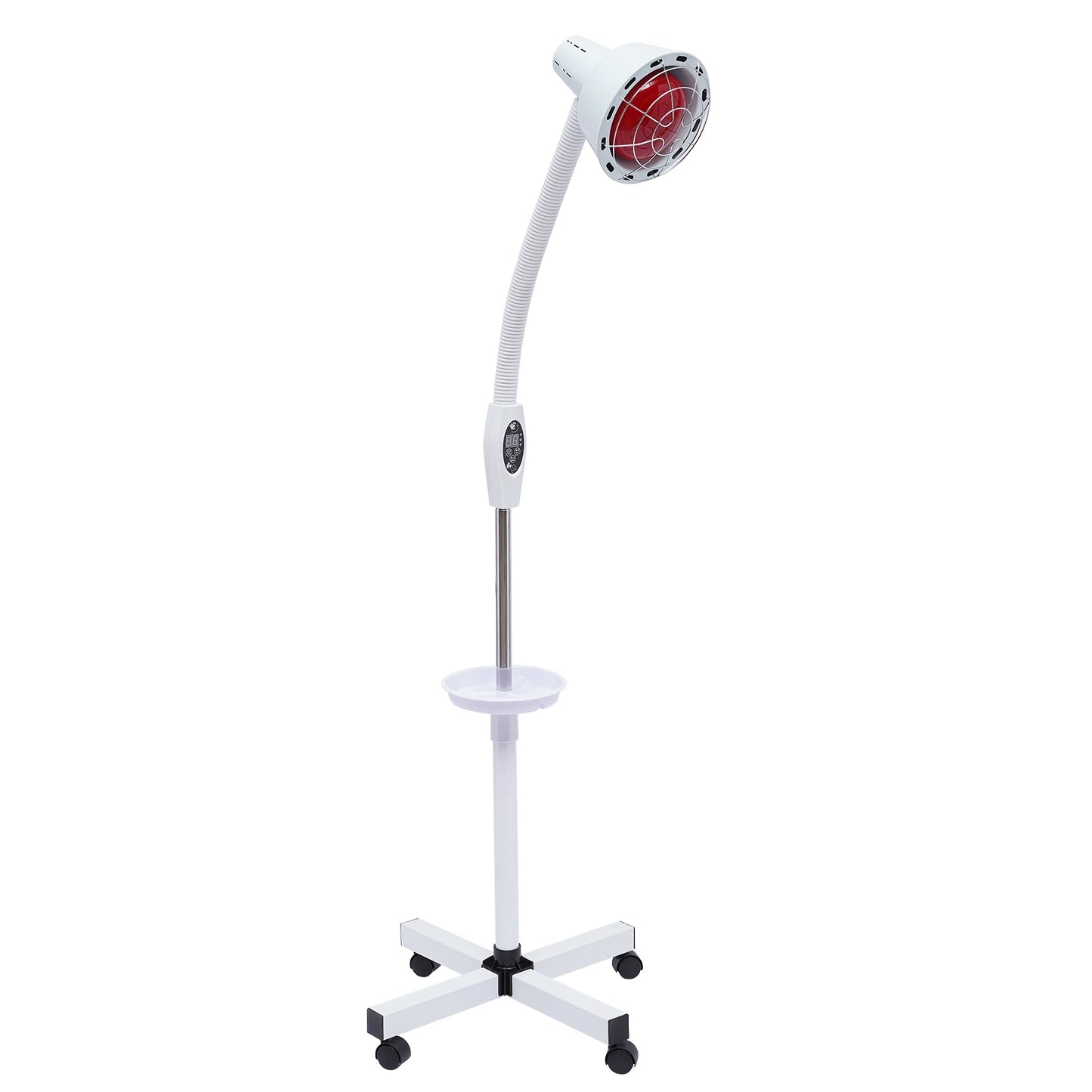 Bymaocar 275W Infrared Heat Lamp With Flexible Arm Stand