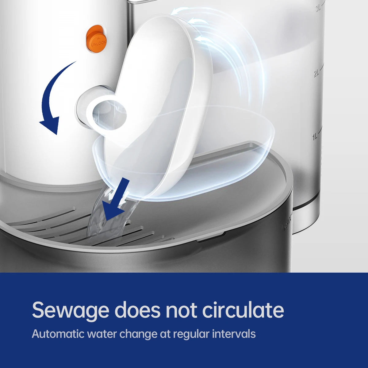 Smart Pet Water Dispenser Wireless Cat Fountain Rechargeable Automatic Feeder