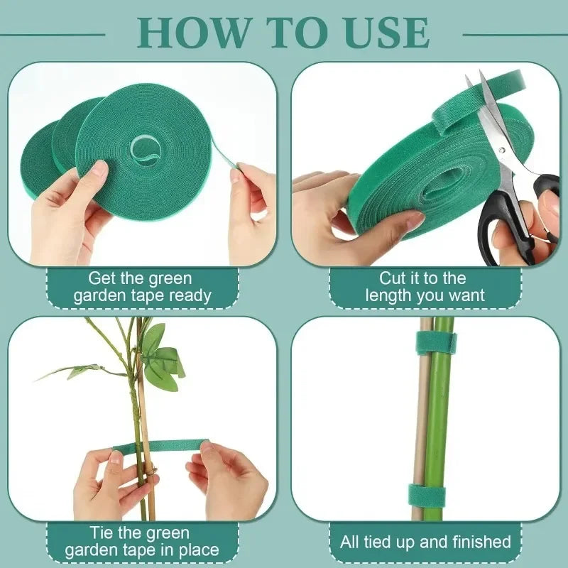 Self Adhesive Plant Nylon Cable Tie For Garden Plant Support