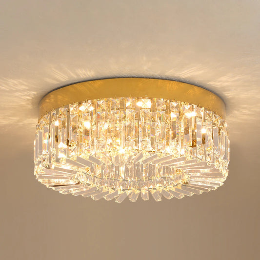 VETRULUS Crystal Ceiling Lamp Modern Chandelier Living Room