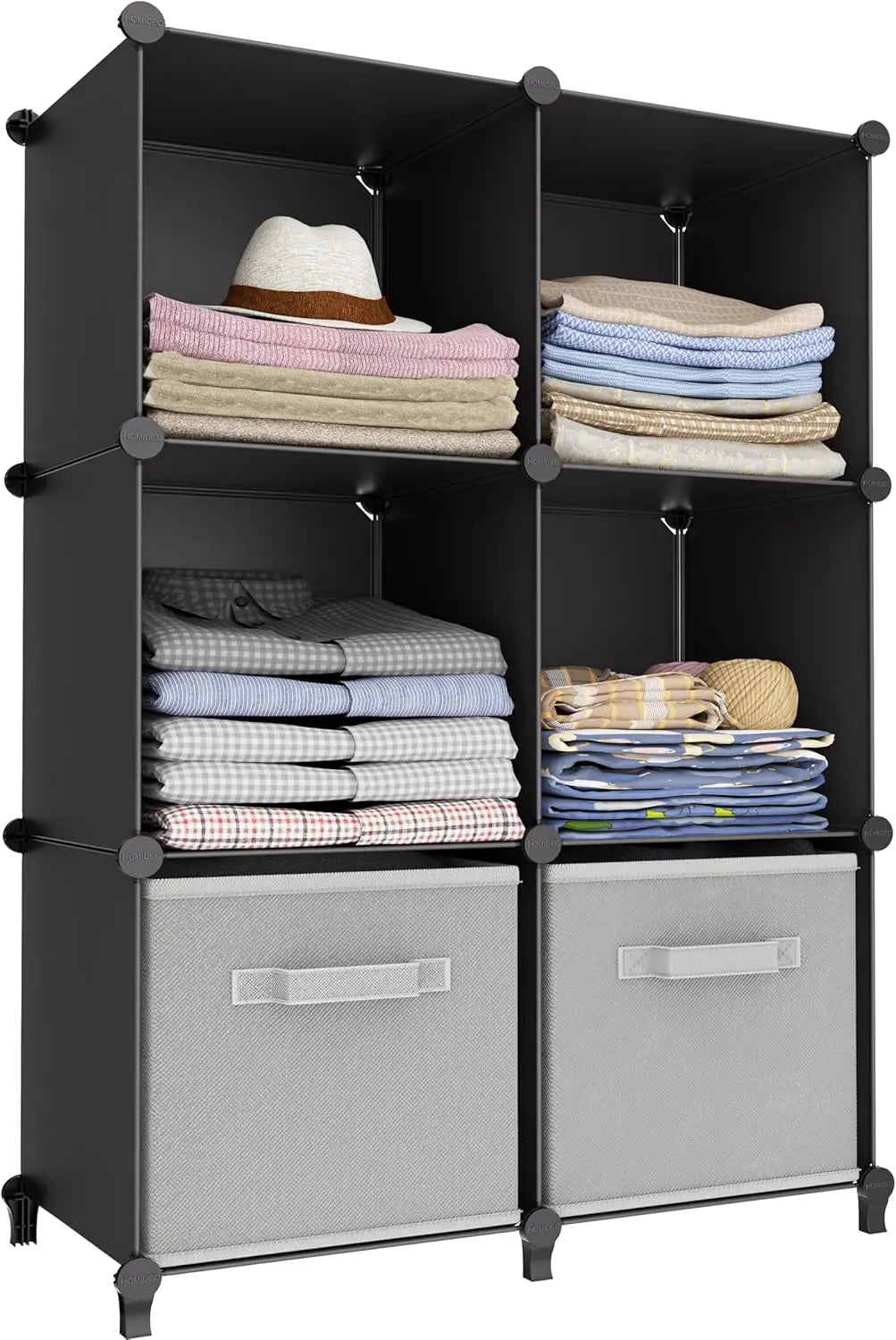 6-Cube Storage Organizer for Kids Bedroom and Bathroom
