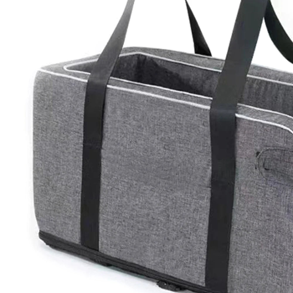 NONEDog Portable Pet Booster Seat With Shoulder Straps Center Console For Dogs