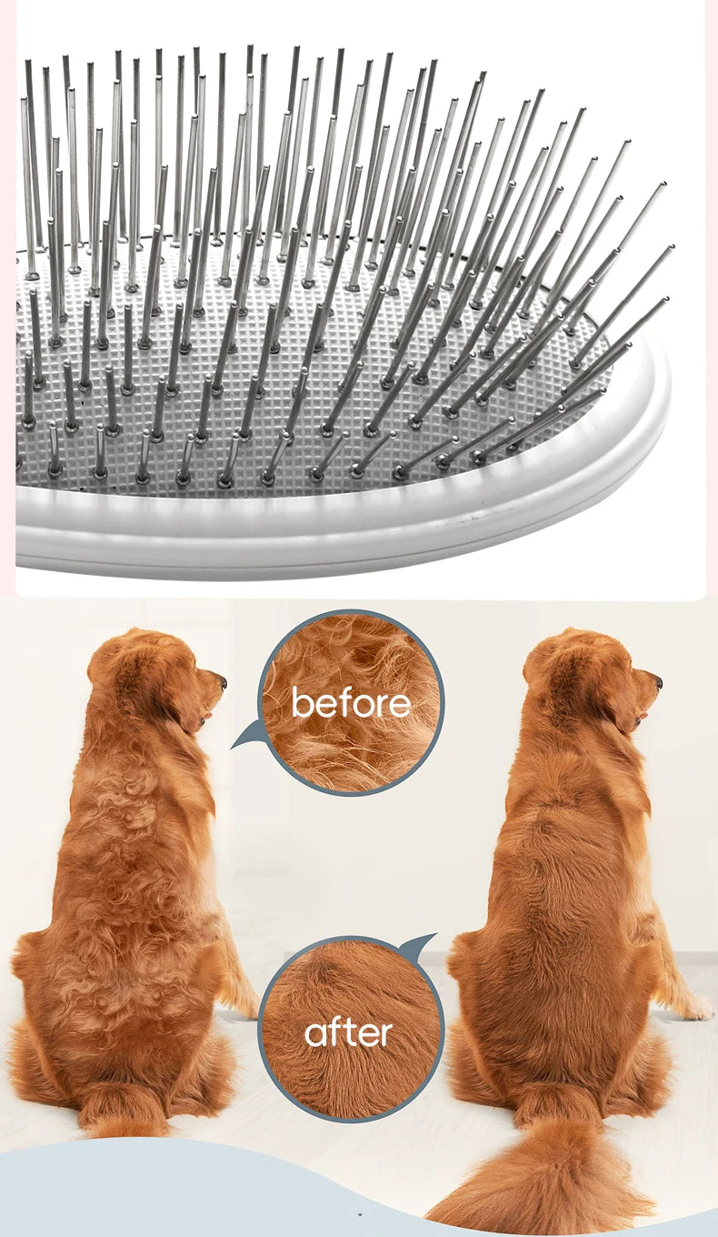 Pet Grooming Comb Dogs And Cats Anti Static Stainless Steel