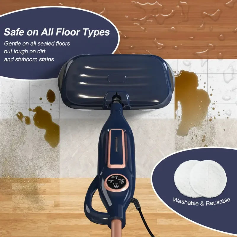 Devoac VM6 Scrubbing Steam Mop 1300W Powerful Floor Steamer