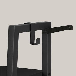 XIUWO Ladder Shelf Bookshelf With 2 Hooks Freestanding Corner Storage