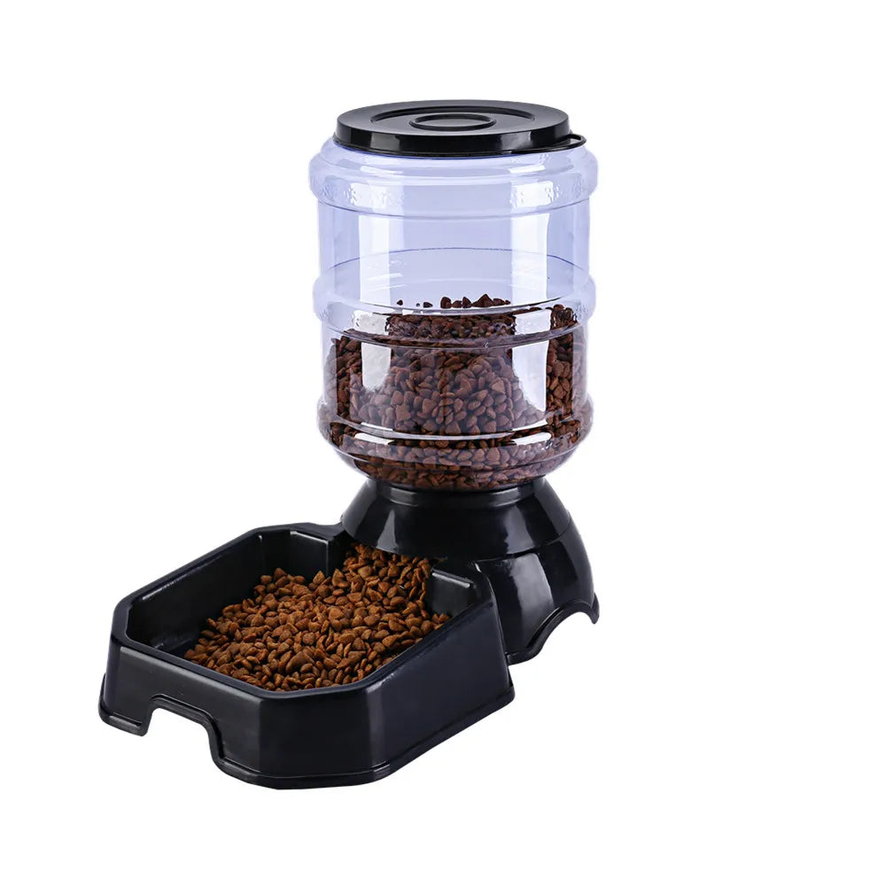 Automatic Dog Feeder Waterer Gravity Food And Water Dispenser