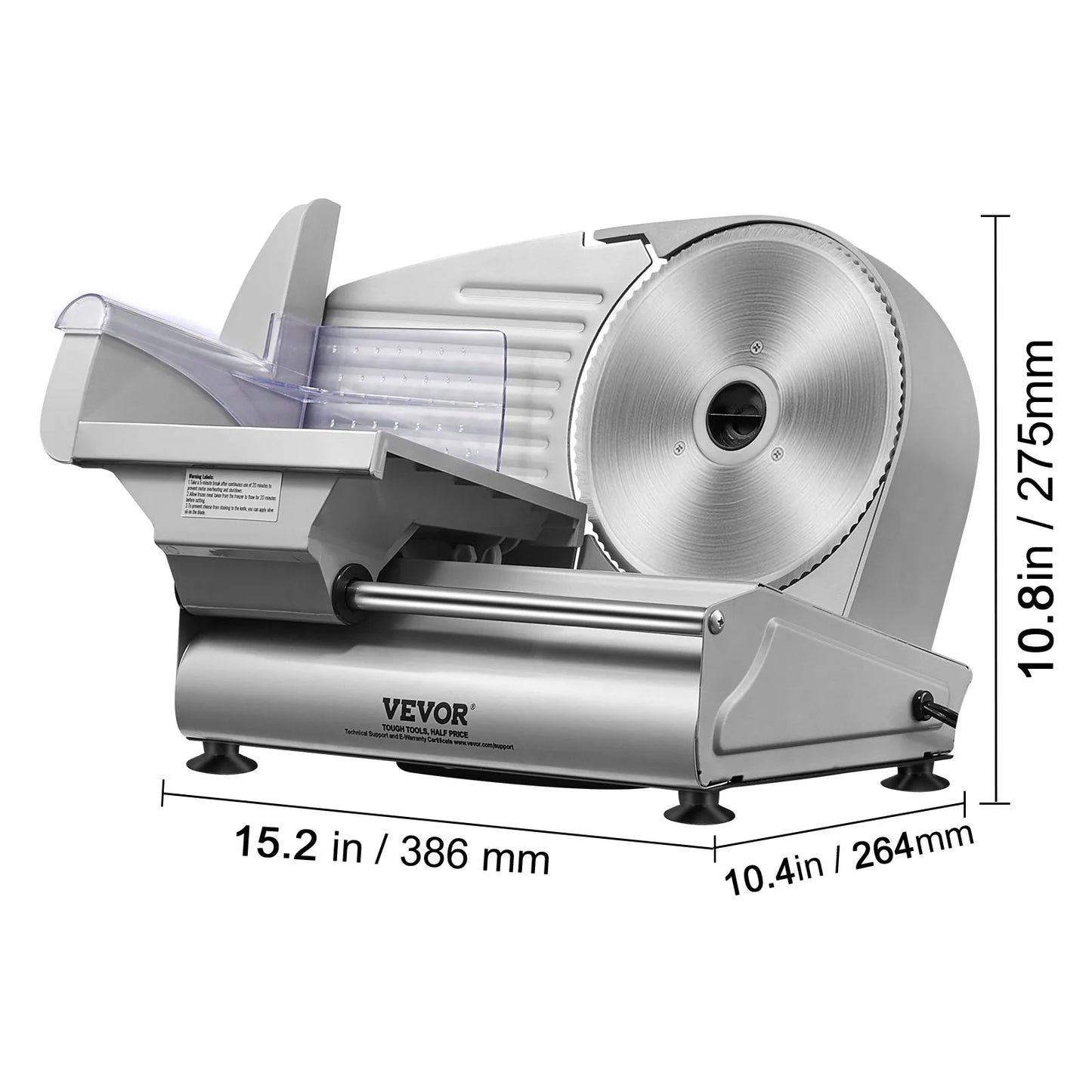 VEVOR Electric Meat Slicer For Home Use And Deli Quality