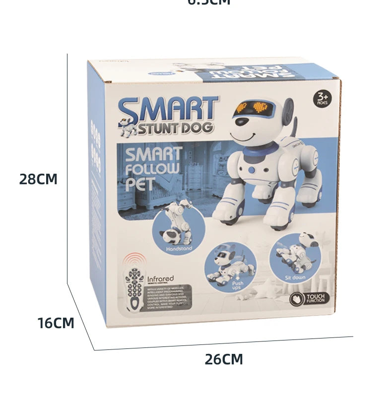 Kelaton RC Robot Dog With Voice Command Programmable Touch-Sense Music