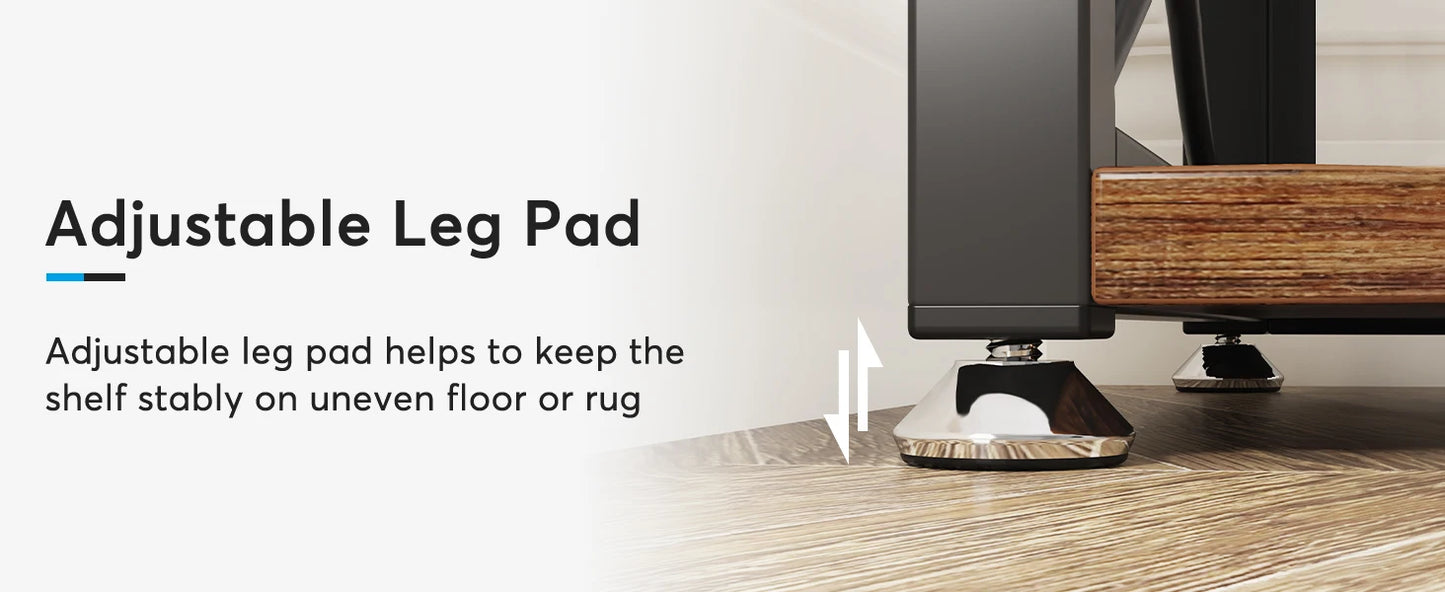 Tribesigns 6 Tier Rustic Corner Bookshelf Bookcase Storage Rack