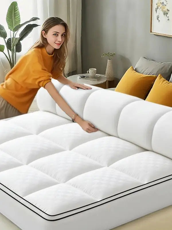 HGETVE Extra Thick Mattress covers  Topper 1000Gsm Cooling Noiseless Breathable Fitted 8-21 Deep Pocket Machine Washable