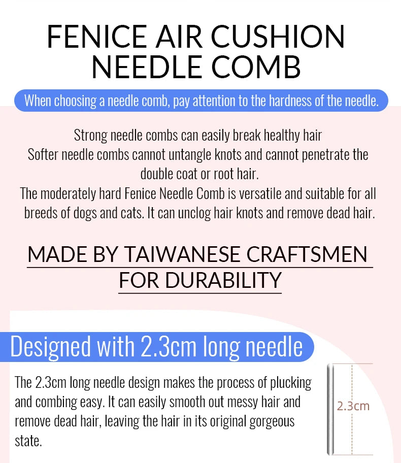 Pet Grooming Comb Dogs And Cats Anti Static Stainless Steel