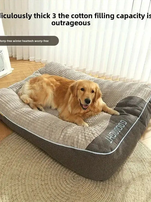 Pet Nest Bed for Dogs and Cats Luxurious Warmth Comfort