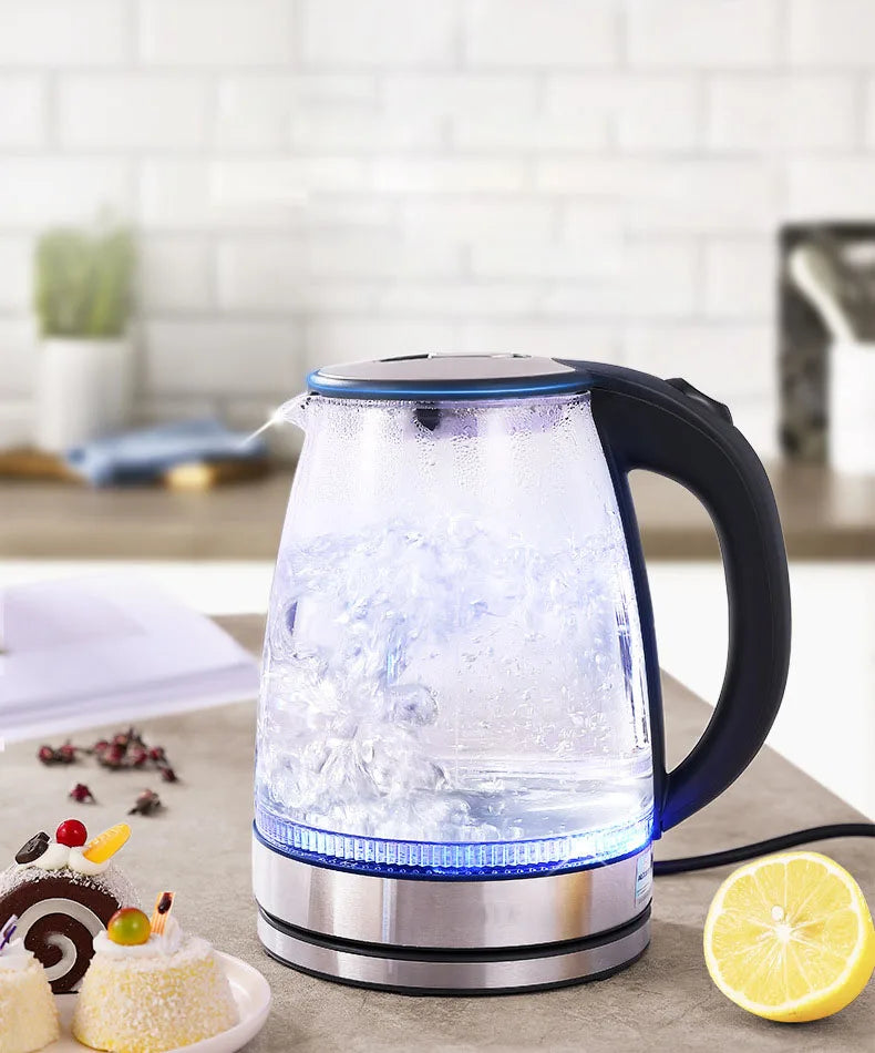 AEHOMEC Electric Kettle Glass Teapot With Auto Shutoff