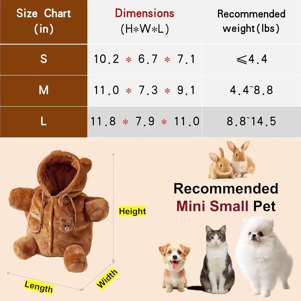 Cozy Plush Dog Purse Carrier With Secure Harness Clip