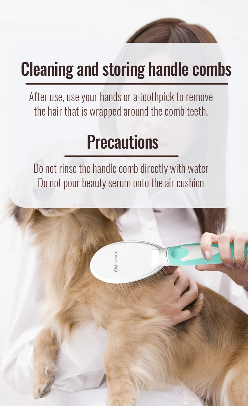 Pet Grooming Comb Dogs And Cats Anti Static Stainless Steel