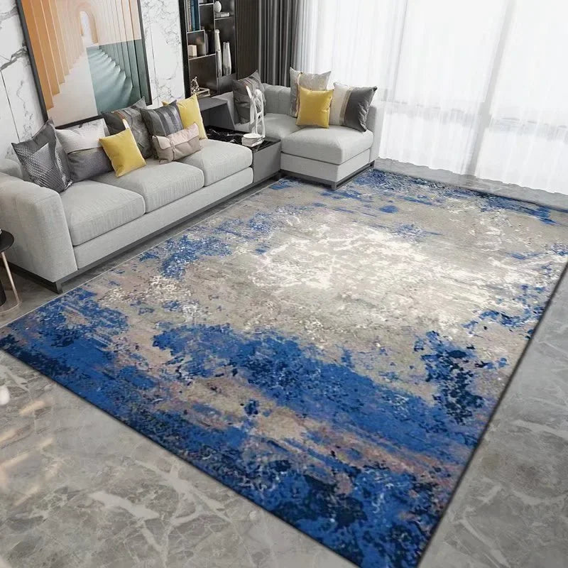 Geometric Washable Living Room Rug For Nordic Home Decor