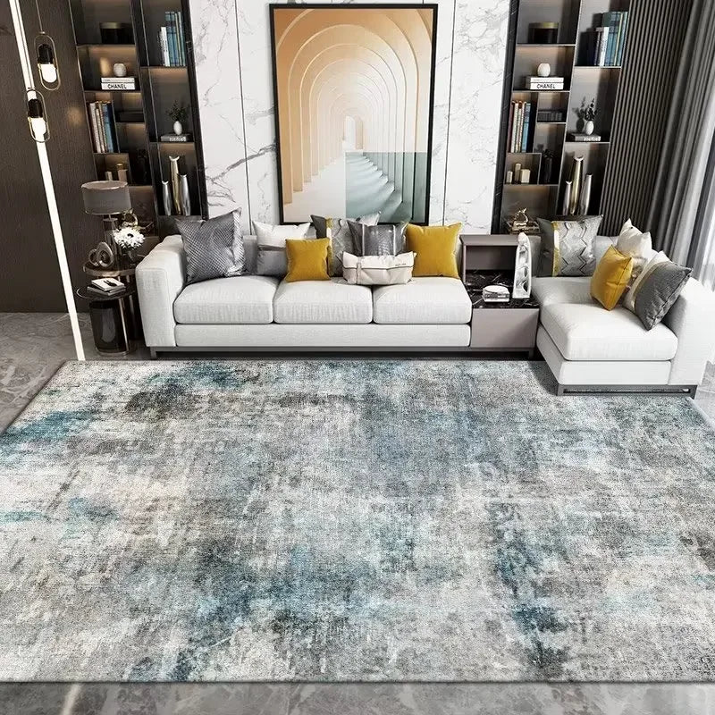 Geometric Washable Living Room Rug For Nordic Home Decor