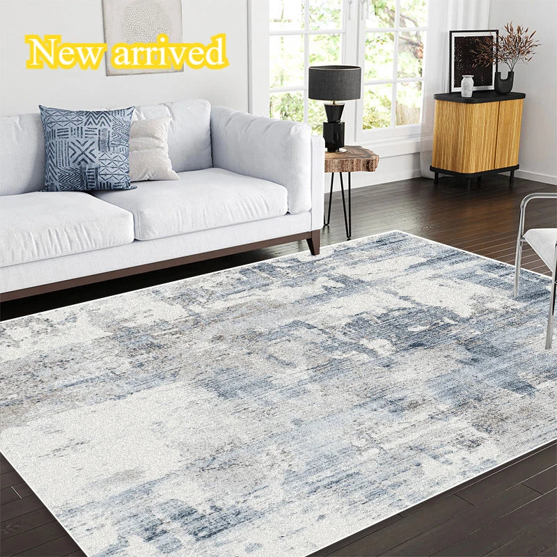 Geometric Washable Living Room Rug For Nordic Home Decor