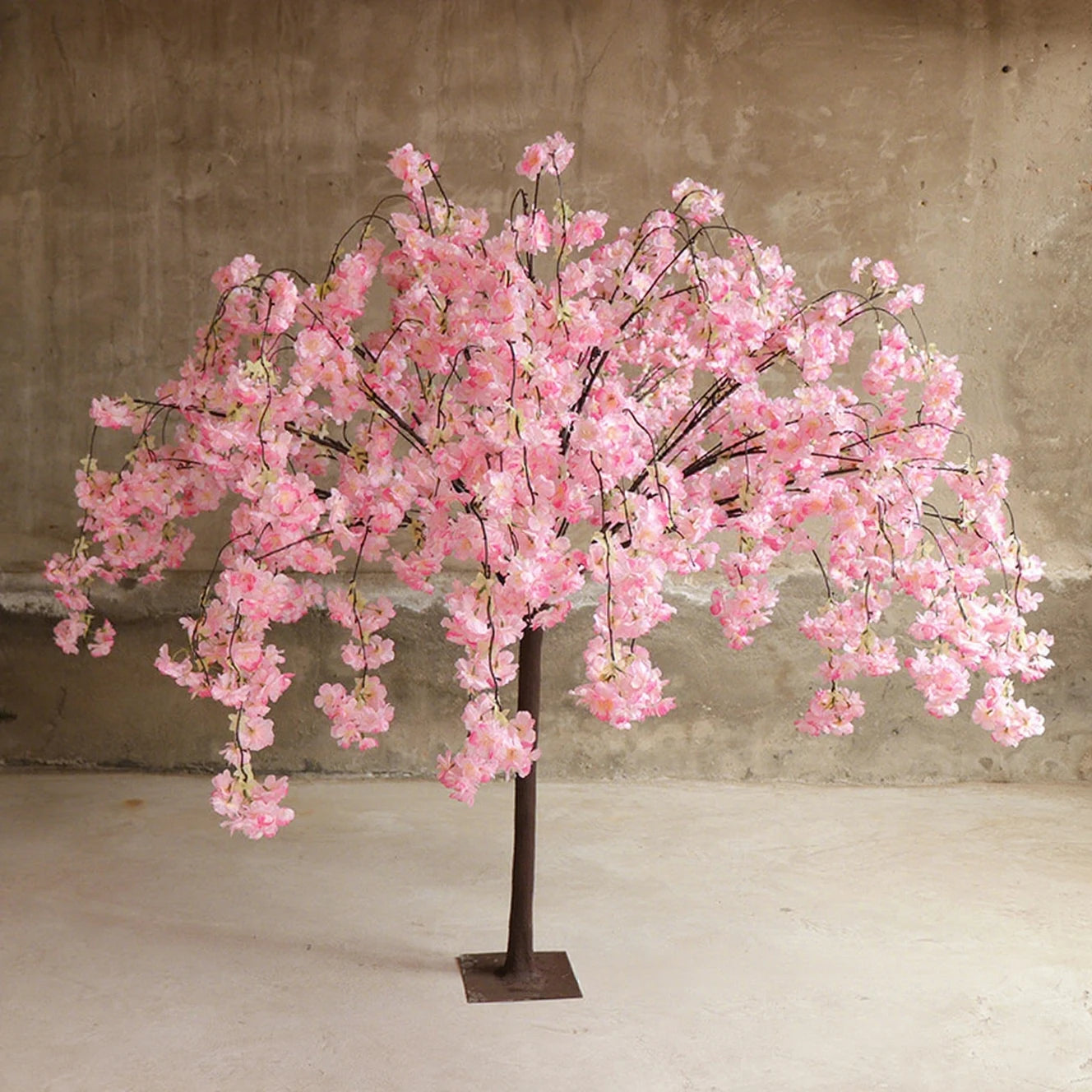 NONECN Simulation Cherry Blossom Floor Tree For Weddings And Decor