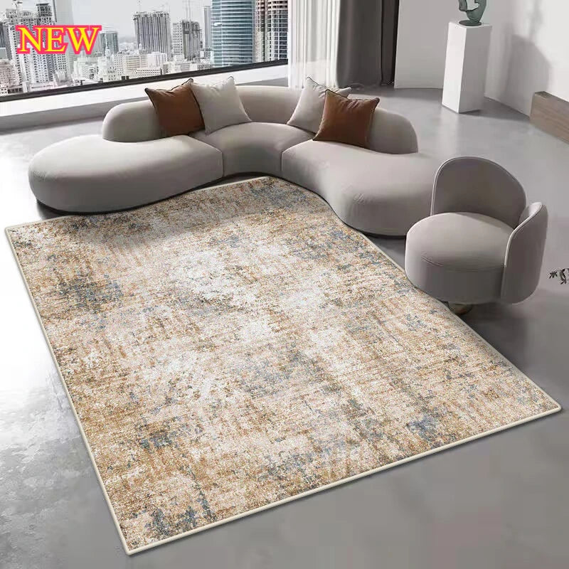 Geometric Washable Living Room Rug For Nordic Home Decor