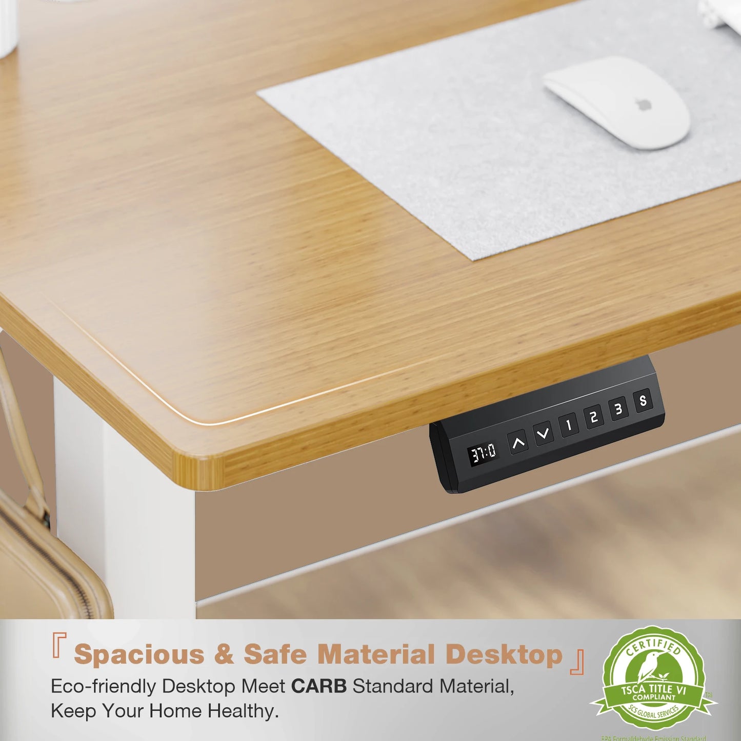 JHK Electric Standing Desk Adjustable Sit Stand Workstation