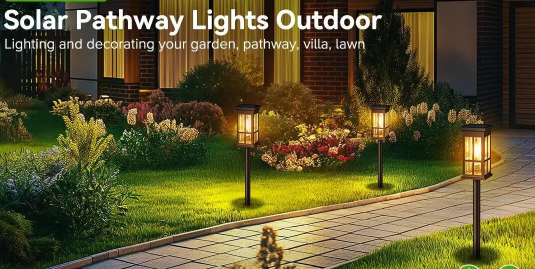 KPSTEK Solar Pathway Lights 2 6 8 Pack Outdoor LED