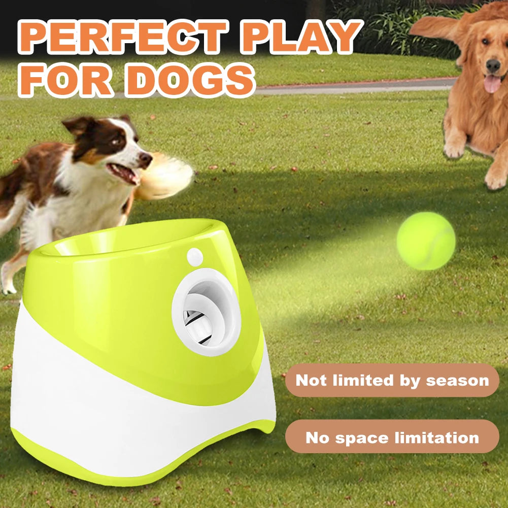 Automatic Dog Ball Launcher With 3 Tennis Balls