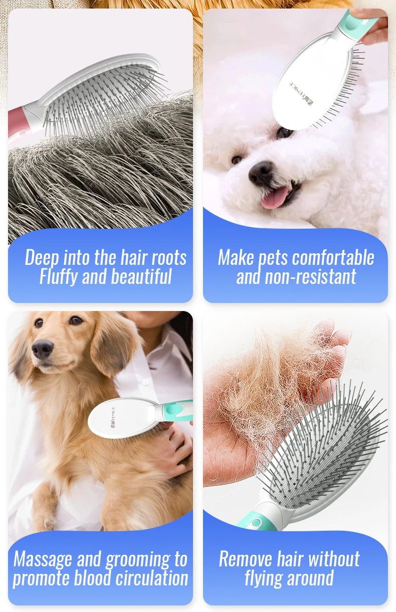 Pet Grooming Comb Dogs And Cats Anti Static Stainless Steel