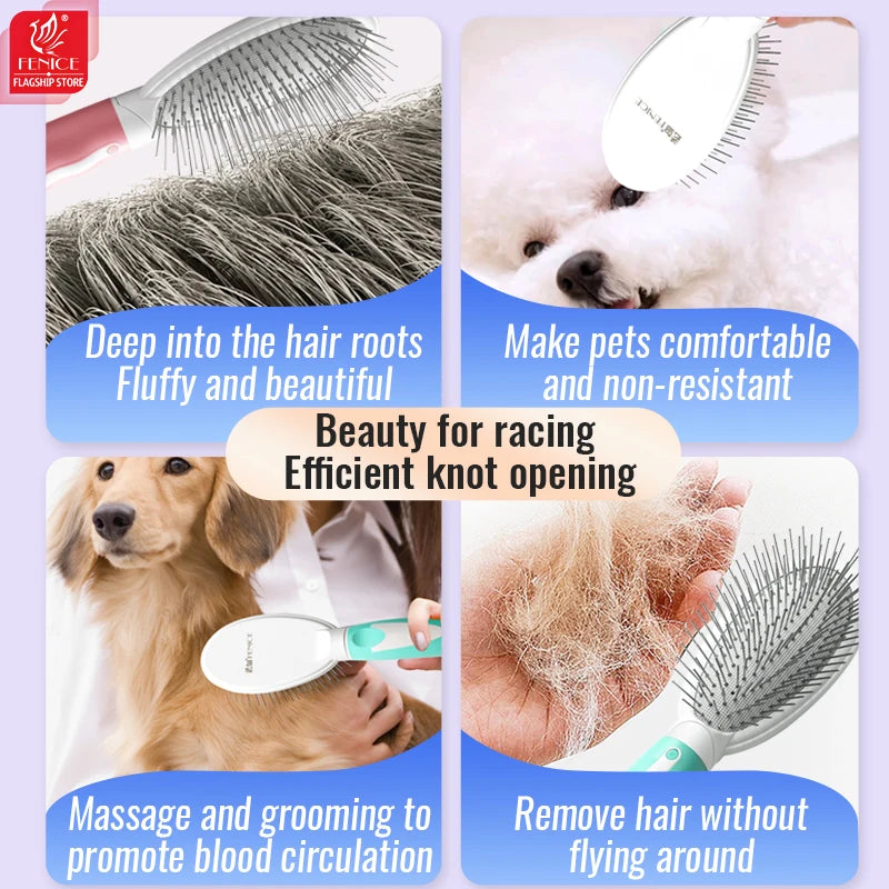 Pet Grooming Comb Dogs And Cats Anti Static Stainless Steel