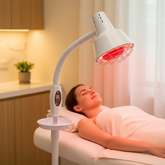 Bymaocar 275W Infrared Heat Lamp With Flexible Arm Stand