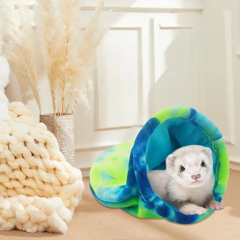 Chinchilla Bed Soft Hamster Snuggle Sack Fleece For Small Pets