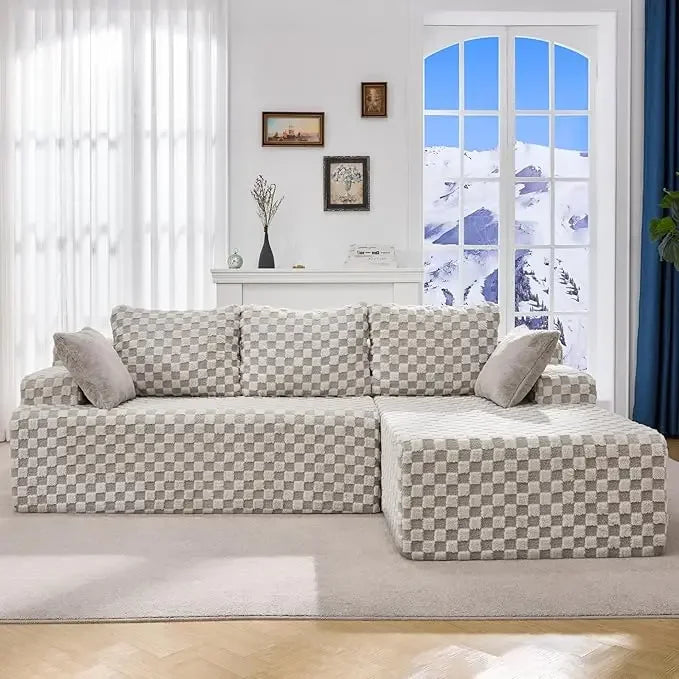 Cloud Modular L Shaped Sectional Sofa With Memory Foam