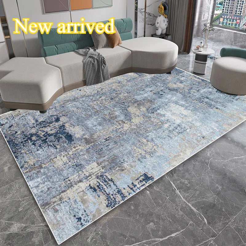 Geometric Washable Living Room Rug For Nordic Home Decor