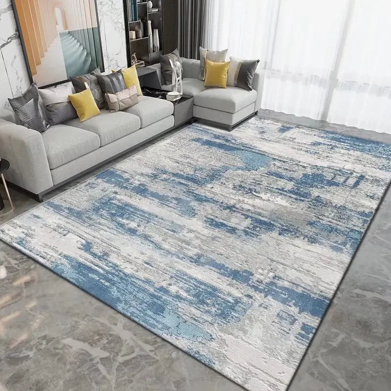 Geometric Washable Living Room Rug For Nordic Home Decor