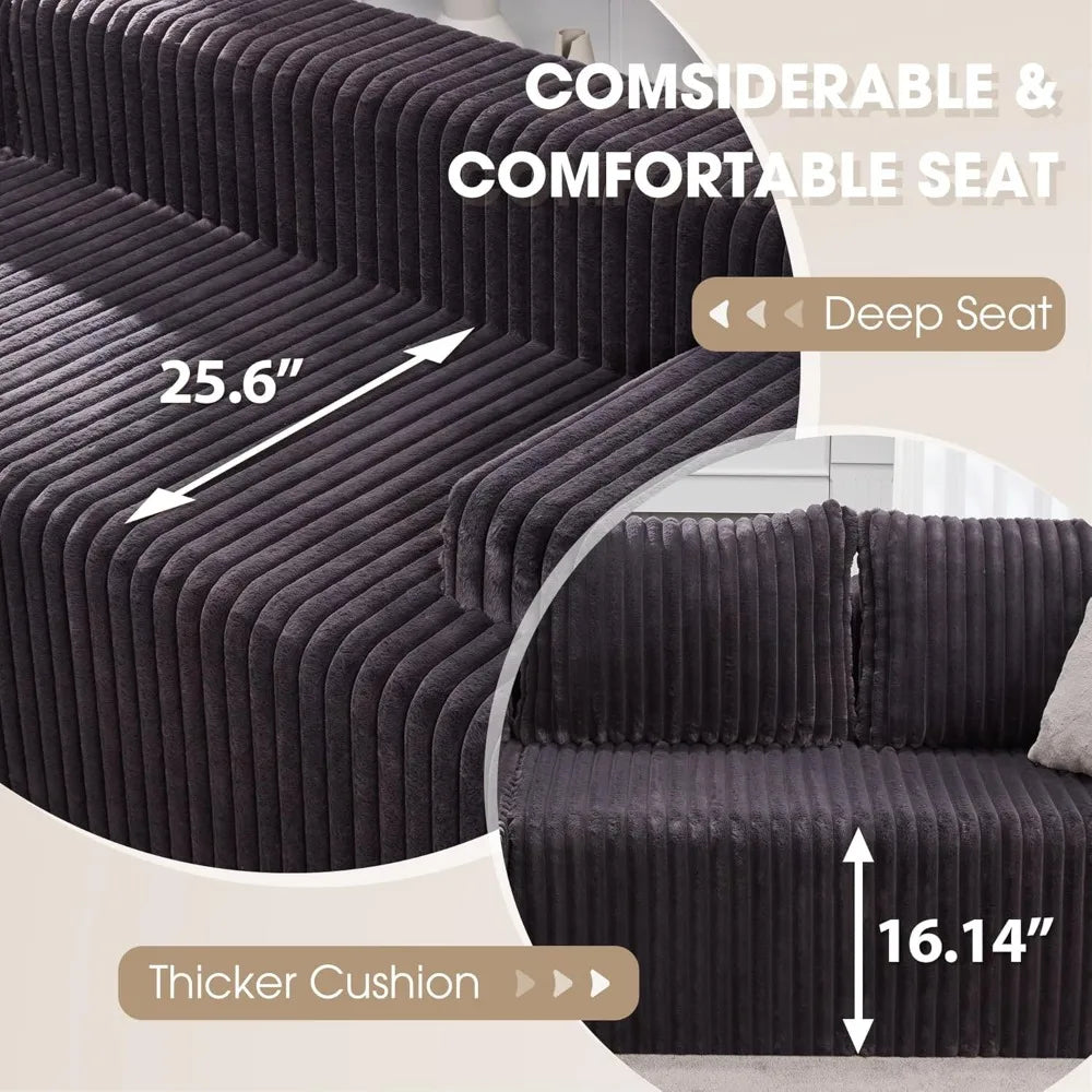 Cloud Modular L Shaped Sectional Sofa With Memory Foam