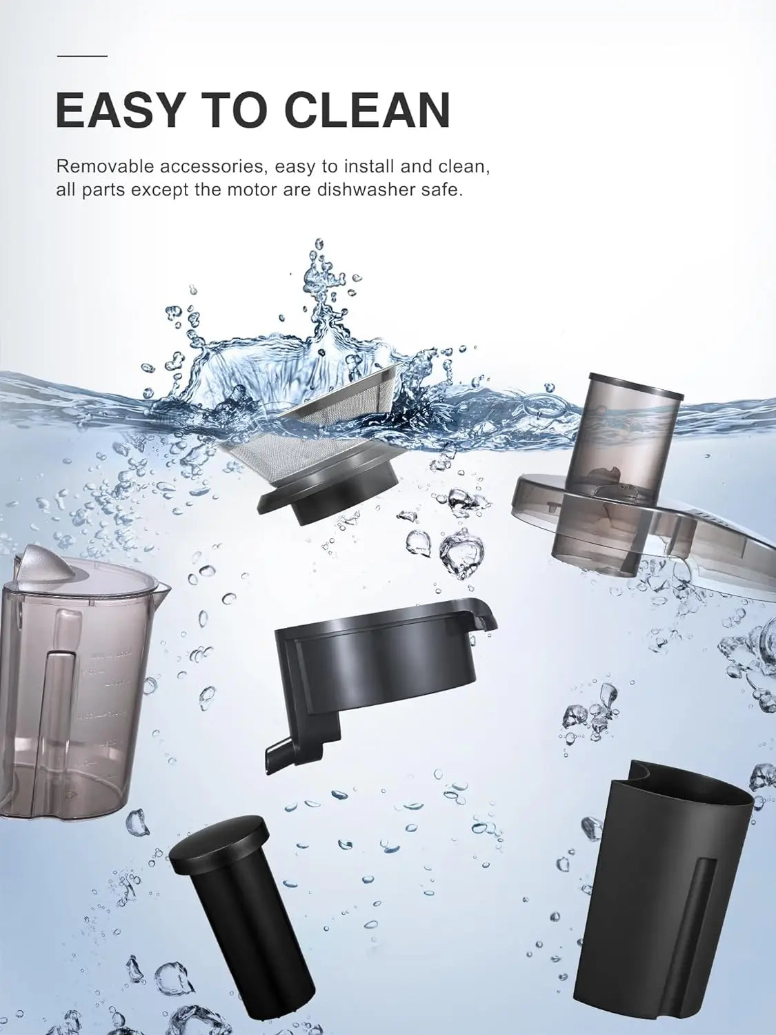 Qcen 800W Centrifugal Juicer Machine Stainless Steel With Wide Mouth