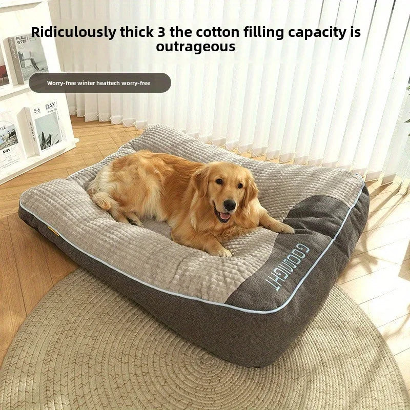 Pet Nest Bed for Dogs and Cats Luxurious Warmth Comfort