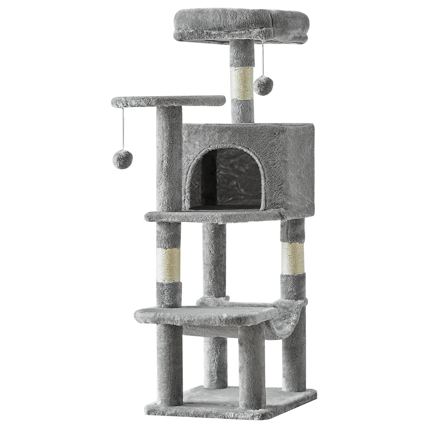 JHK Cat Tree Multi Cat Climbing Tower For Indoor Cats