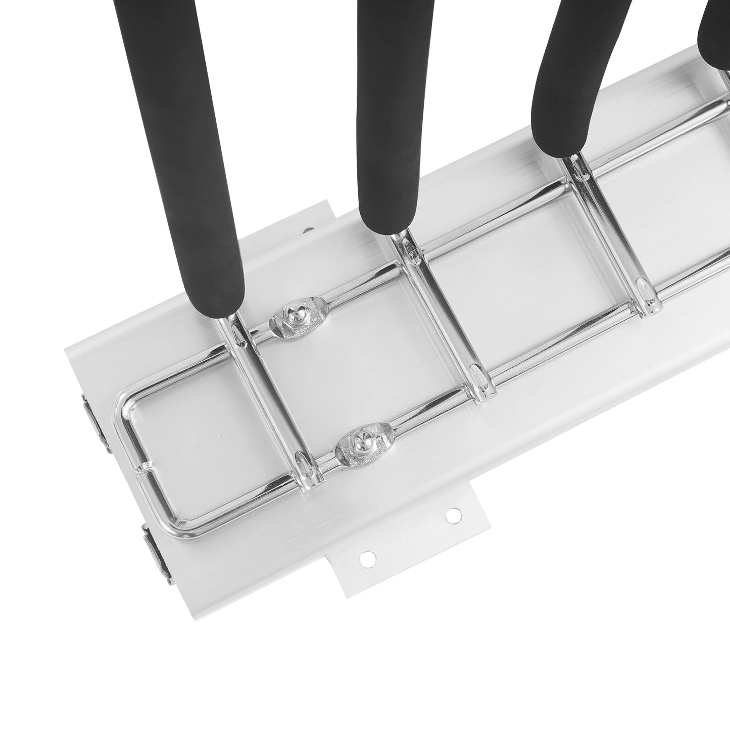 9 Arms Pull Out Trousers Rack Wardrobe Pants Organizer Retractable Closet Pants Hanger Right Left Side Mount