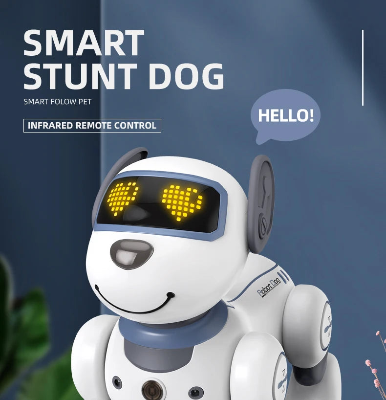 Kelaton RC Robot Dog With Voice Command Programmable Touch-Sense Music