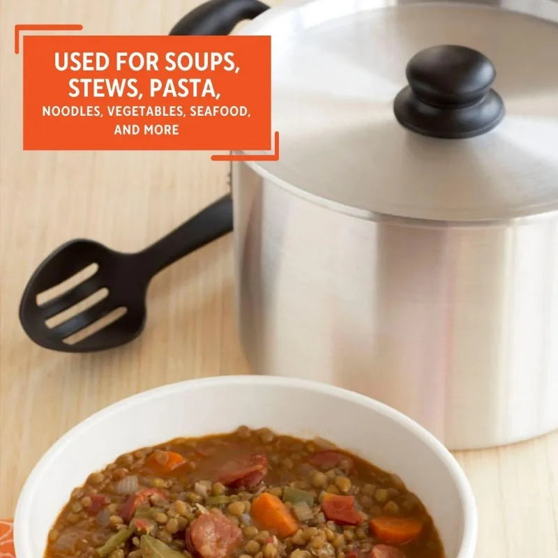 Stock Pot With Ultra Nonstick Ceramic And Tempered Glass Lid