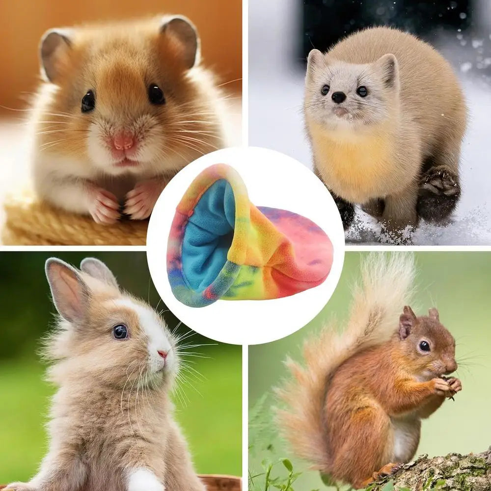 Chinchilla Bed Soft Hamster Snuggle Sack Fleece For Small Pets