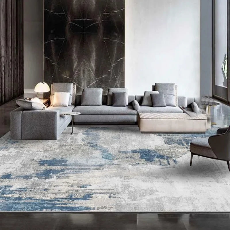 Geometric Washable Living Room Rug For Nordic Home Decor